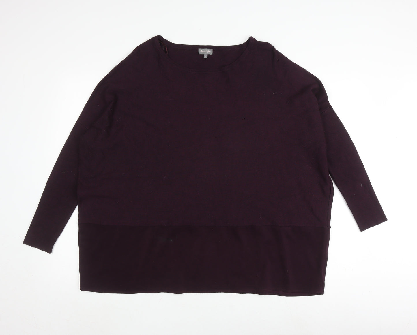 Phase Eight Women's Purple Boat Neck Jumper - M