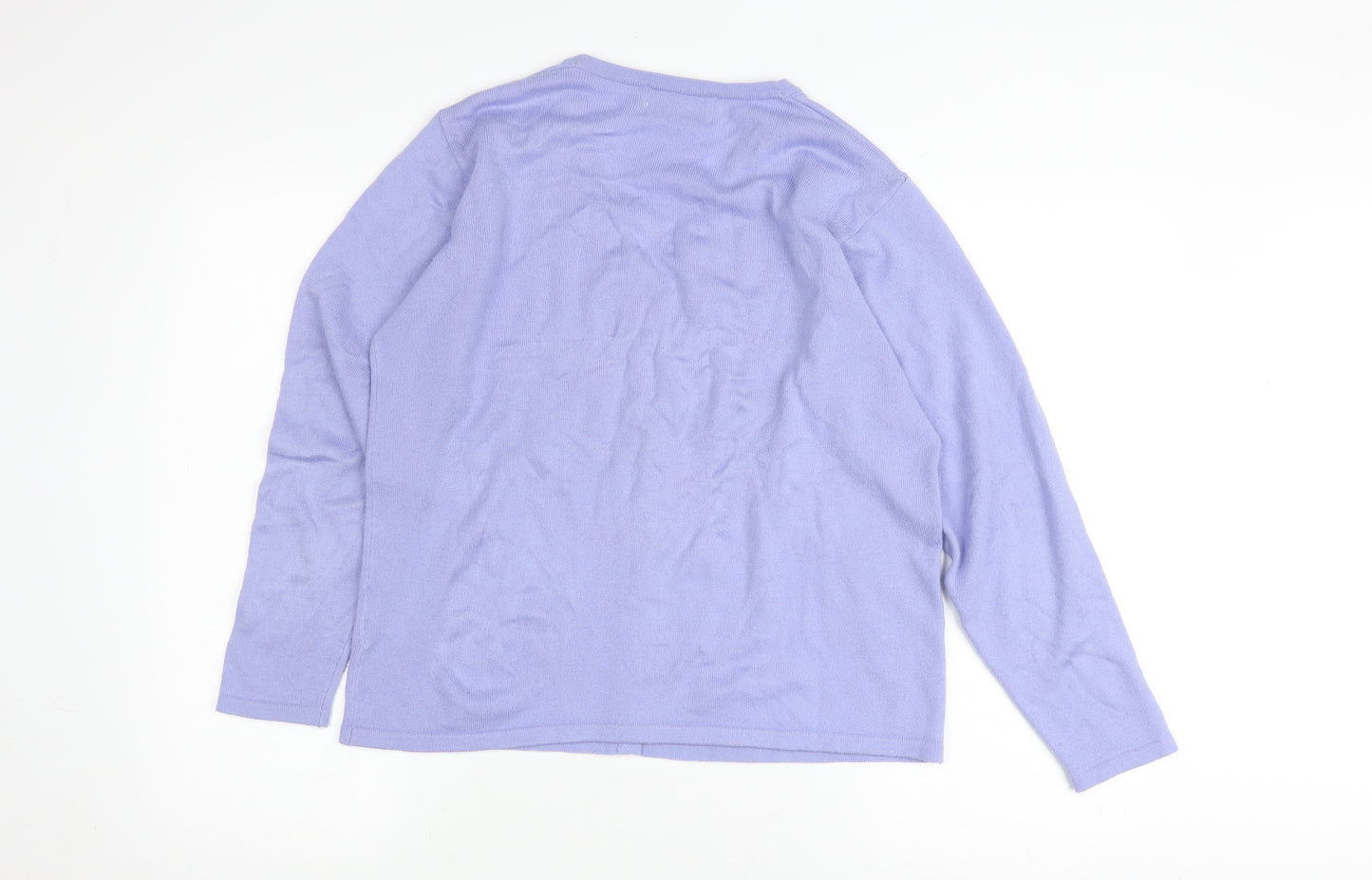 Honor Millburn Women's Purple Cardigan Size M 14/16