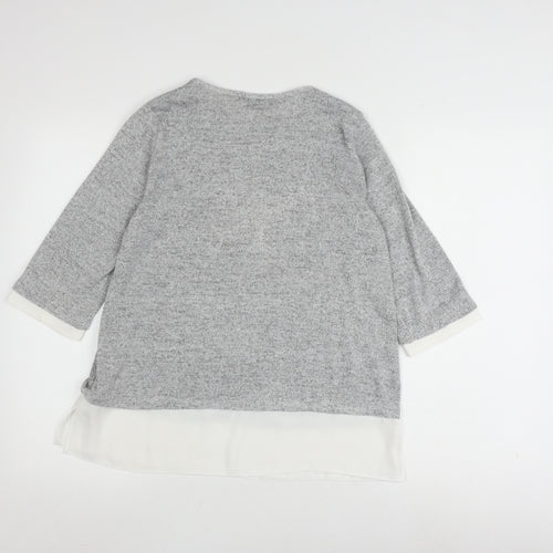 Wallis Women's Grey Tunic Jumper Size 10