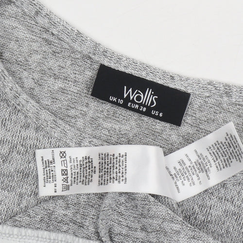 Wallis Women's Grey Tunic Jumper Size 10