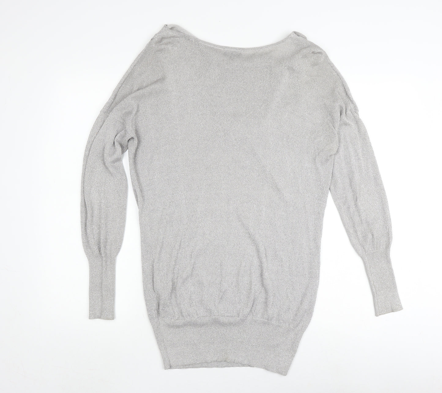 Phase Eight Women's Silver Knit Pullover Jumper, Size 12