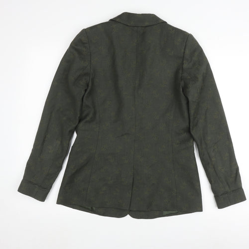 Hobbs Green Wool Blazer Women’s Slim Fit Size 6