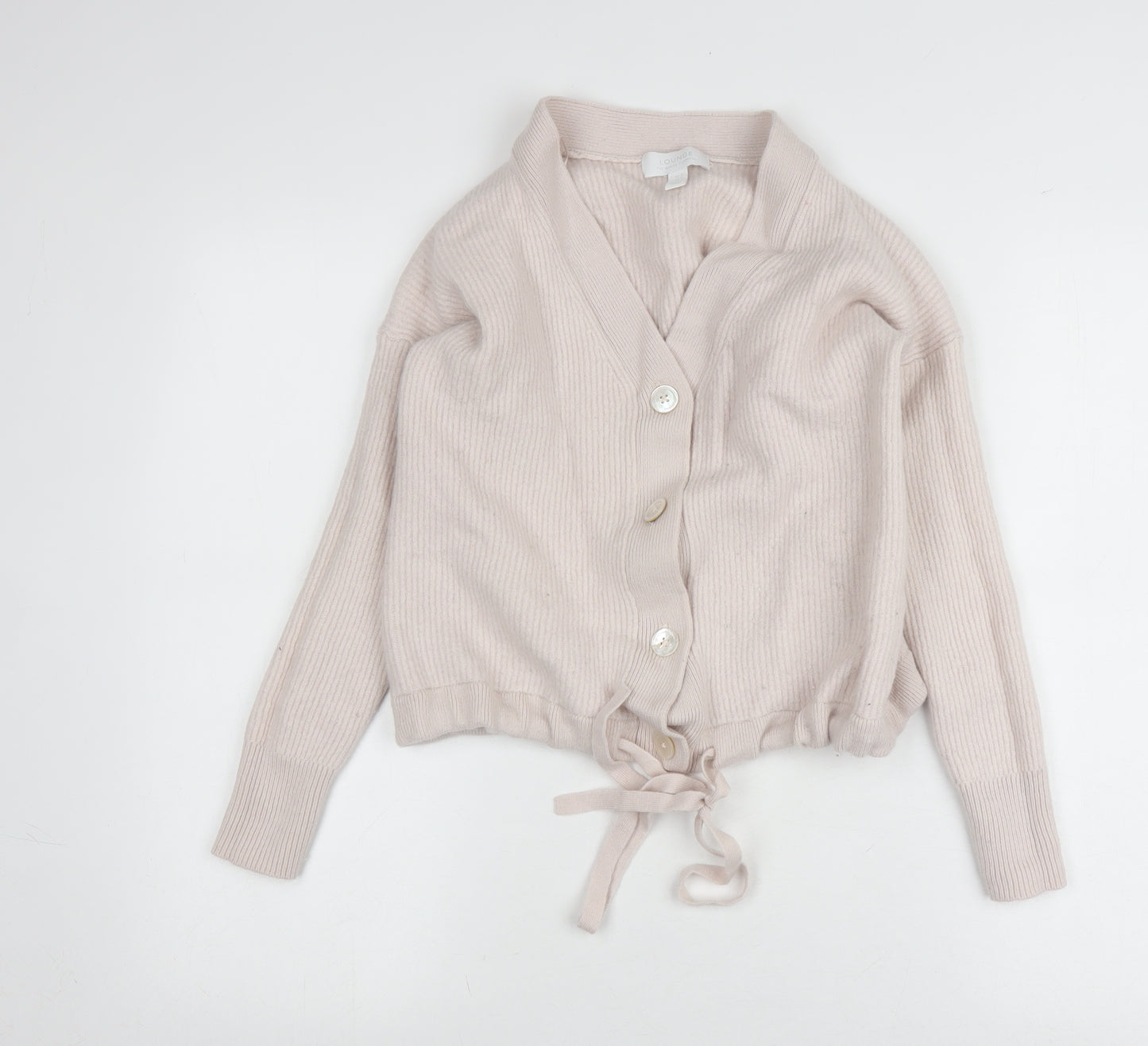 The White Company Women's Beige Cardigan - Size S