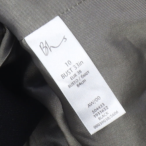 BHS Black Women's Blazer Size 10