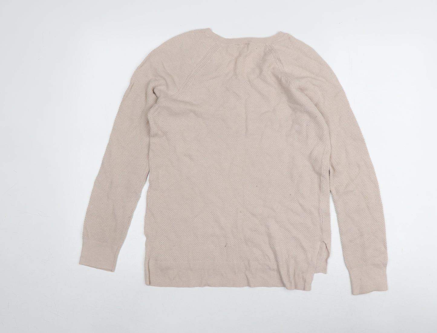 Gap Women's Beige V-Neck Pullover Jumper, Size S