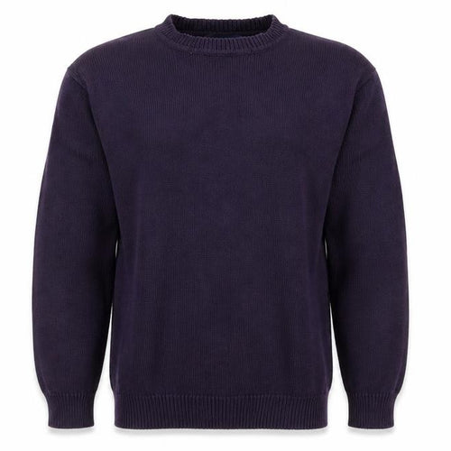 Debenhams Men's Purple Cotton Pullover, Size M