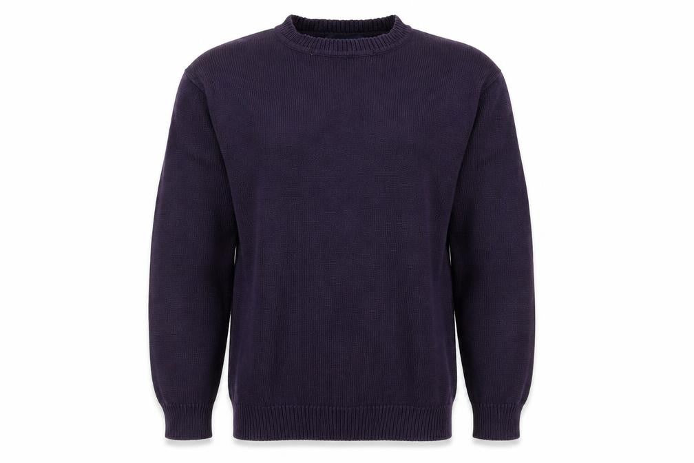 Debenhams Men's Purple Cotton Pullover, Size M