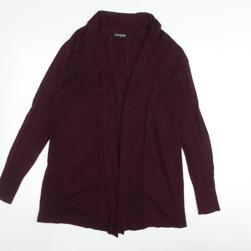 The Collection Women's Purple Open Front Cardigan Size 12