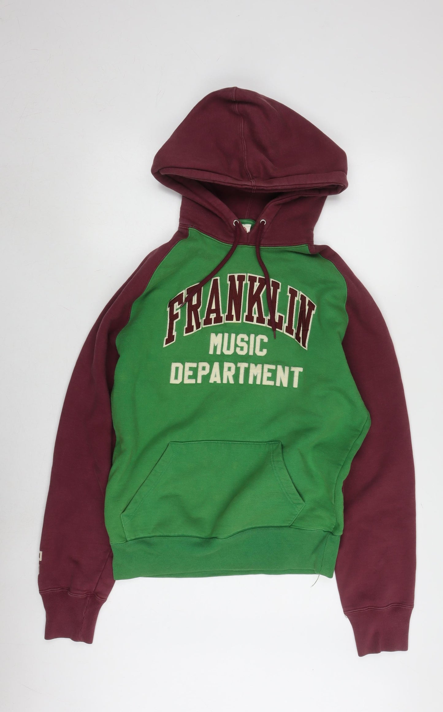 Franklin Marshall Men's Green Pullover Hoodie M
