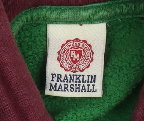 Franklin Marshall Men's Green Pullover Hoodie M