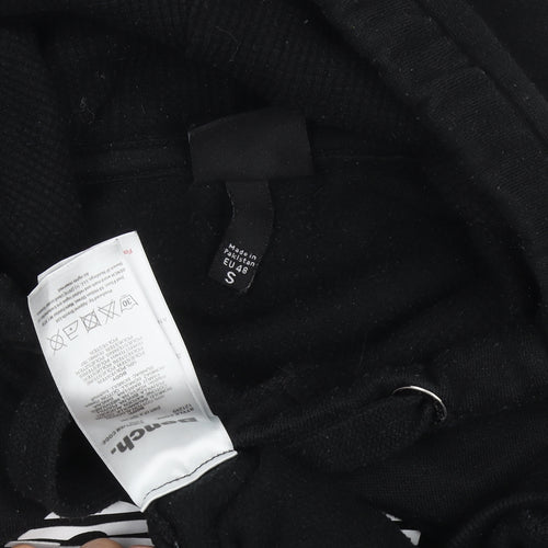 Bench Mens Black Graphic hoodie Size S