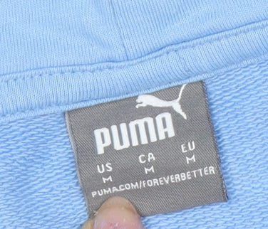 Puma Men's Blue Pullover Hoodie Size M