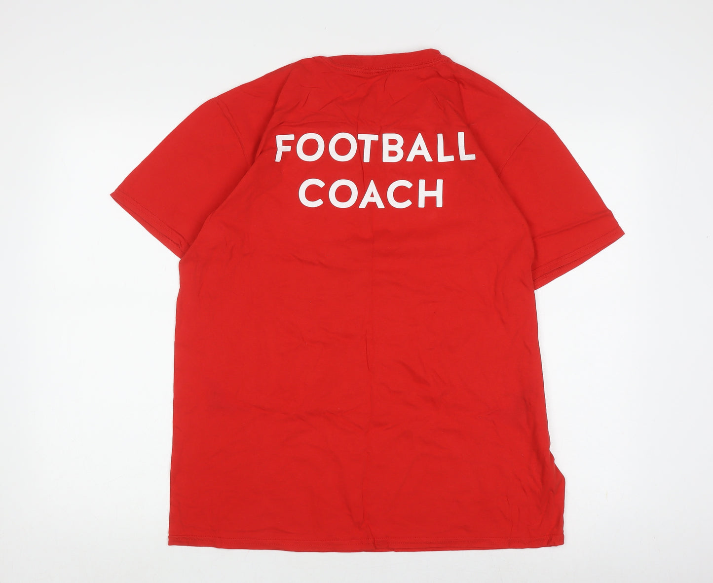 Gildan Mens Red Sports T-Shirt Size L