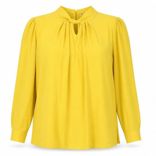 Dorothy Perkins Women’s Yellow High Neck Blouse Size 18