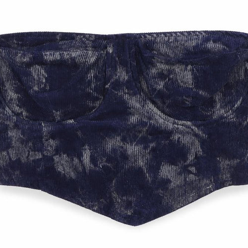 Missguided Women's Blue Strapless Camisole Top Size 8
