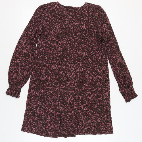 Next Women's Brown Knit Dress Long Sleeve Size 14