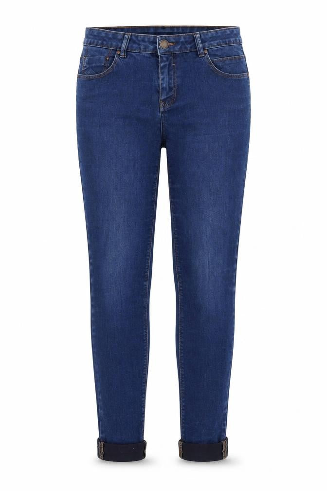 Front view of New Look Women's Blue Skinny Jeans, size 12