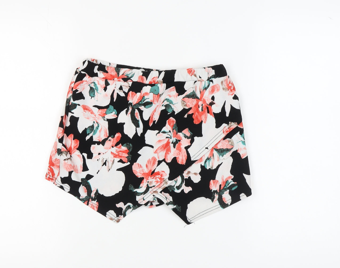 boohoo Women's Floral Multicoloured Shorts Size 10