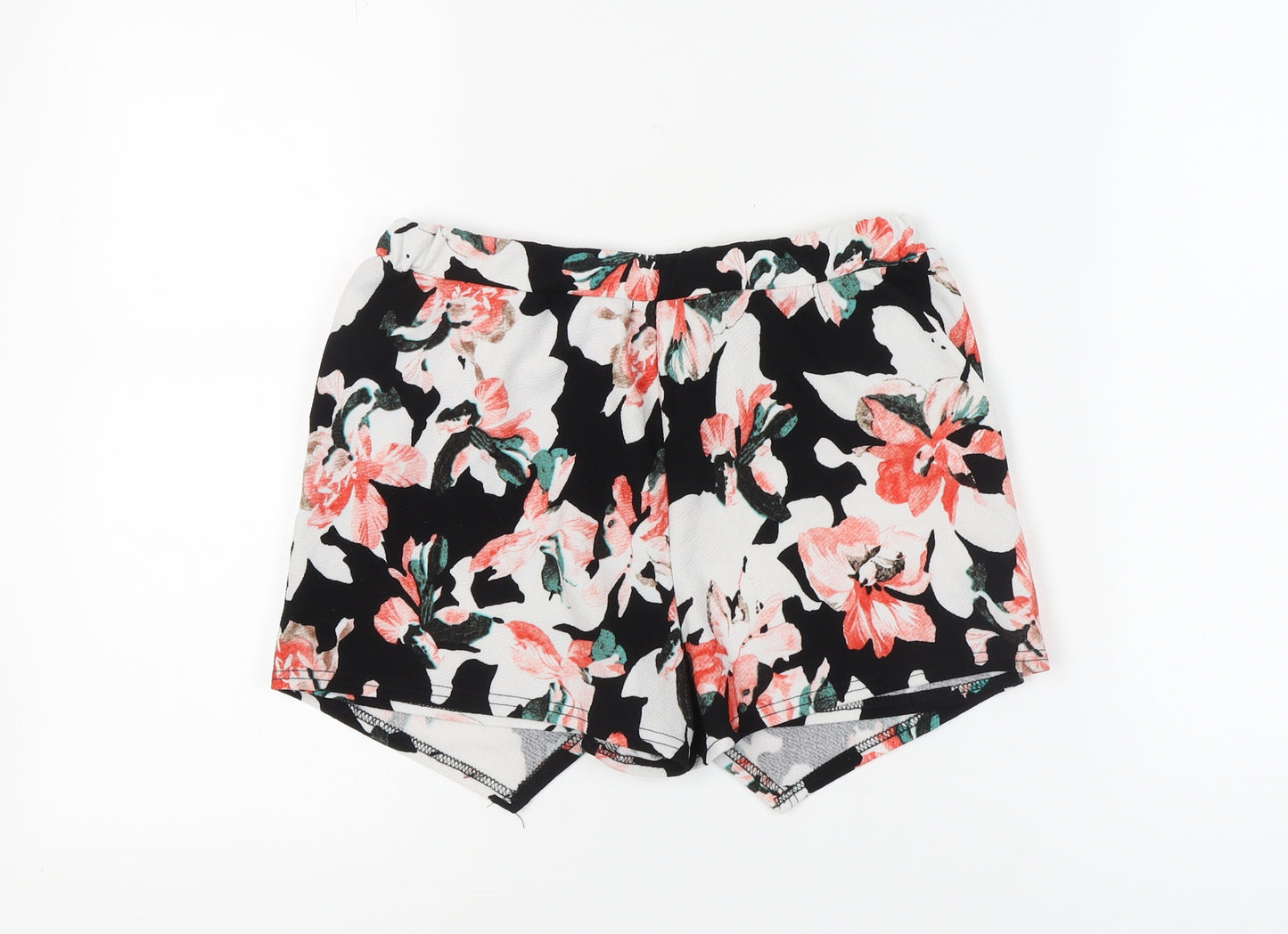 boohoo Women's Floral Multicoloured Shorts Size 10