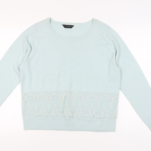 Dorothy Perkins Women's Blue Pullover Jumper Size 18