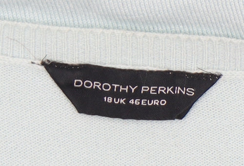 Dorothy Perkins Women's Blue Pullover Jumper Size 18