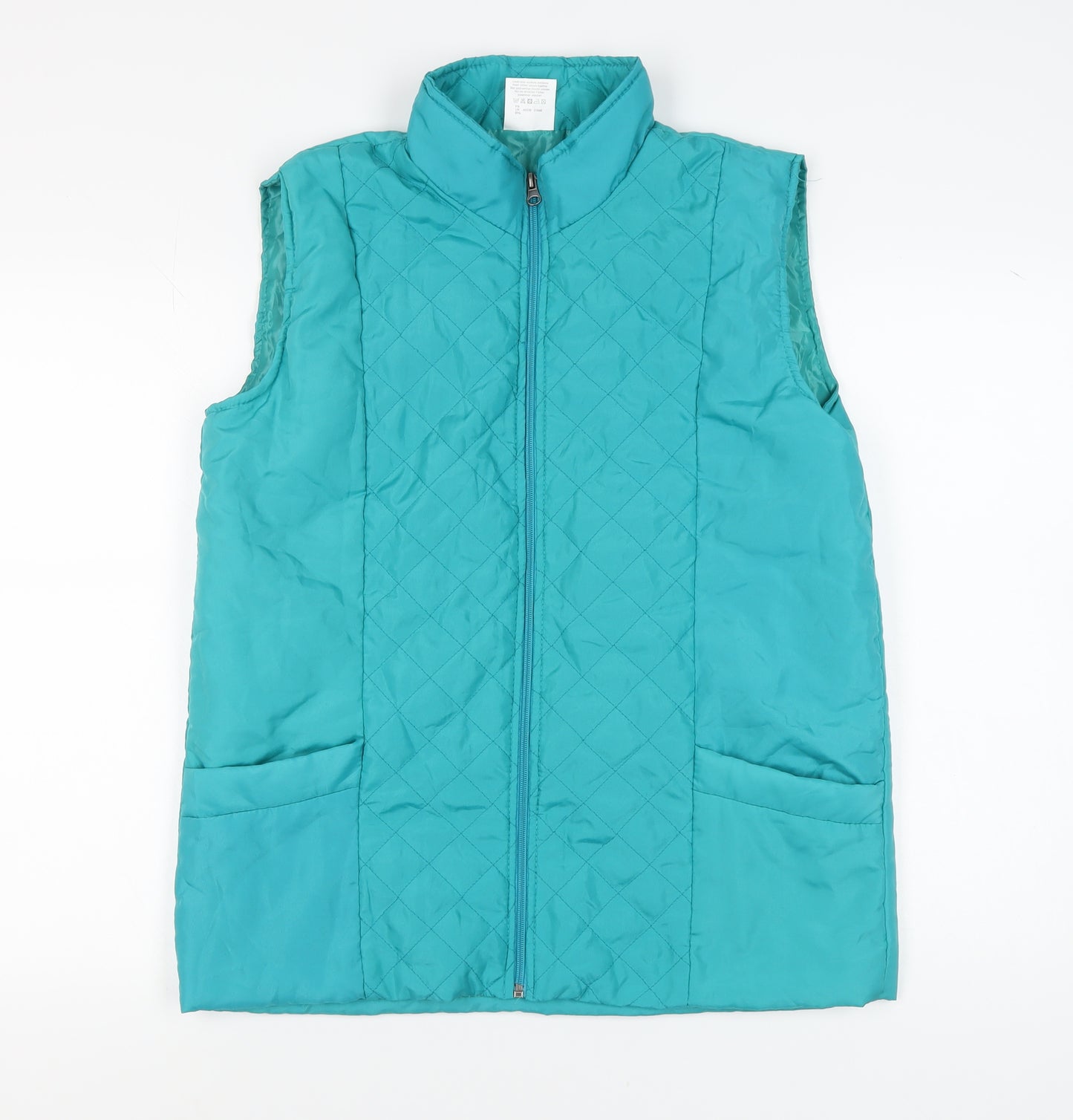 Anne De Lançay Women's Blue Quilted Waistcoat M