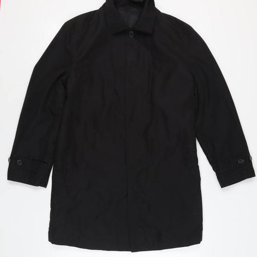 Marks and Spencer Men's Black Overcoat S