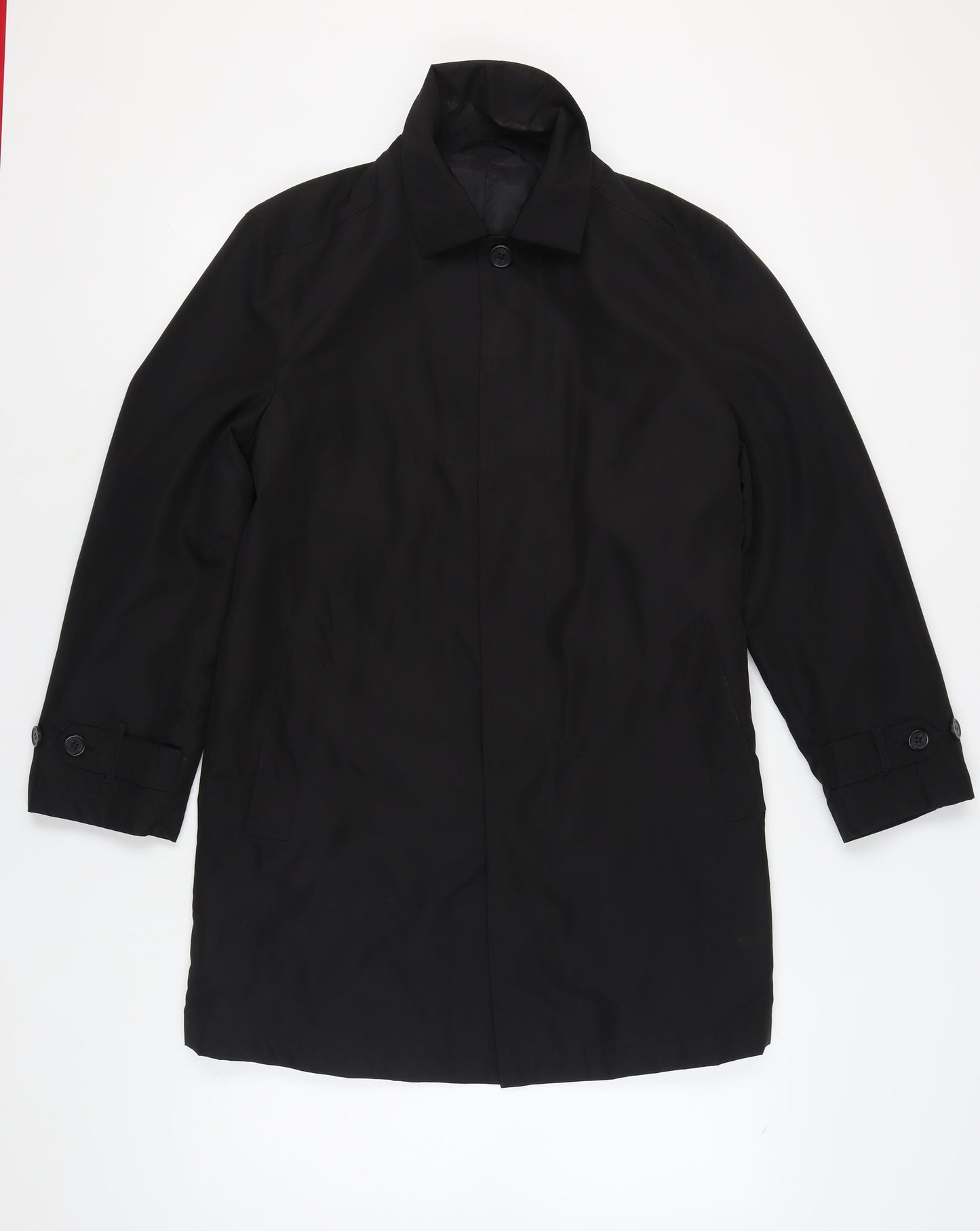 Marks and Spencer Men's Black Overcoat S