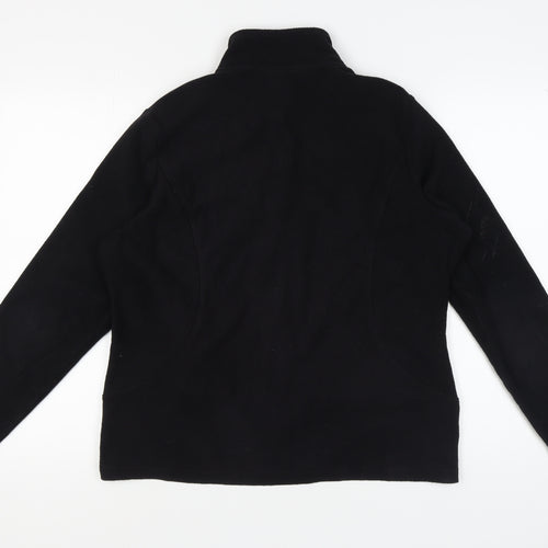 Marks and Spencer Women's Black Fleece Jacket Size 16