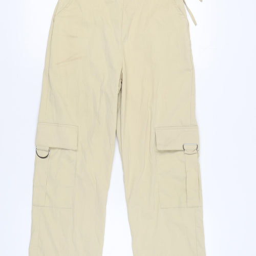 PrettyLittleThing Beige Petite Jumpsuit, Size 8, Casual Style