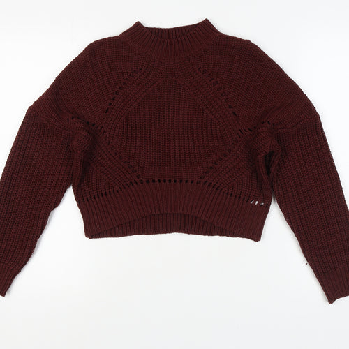 New Look Girls Red Pullover Jumper Size 10-11 Years
