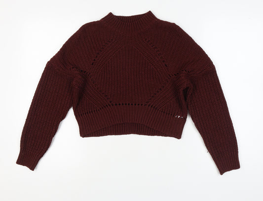New Look Girls Red Pullover Jumper Size 10-11 Years