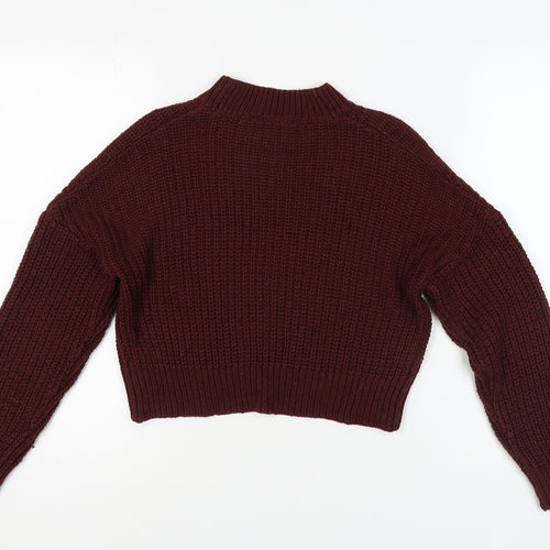 New Look Girls Red Pullover Jumper Size 10-11 Years