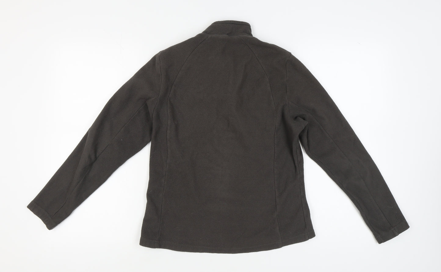 Quechua Women's Black 1/2 Zip Fleece Sweatshirt Size 12