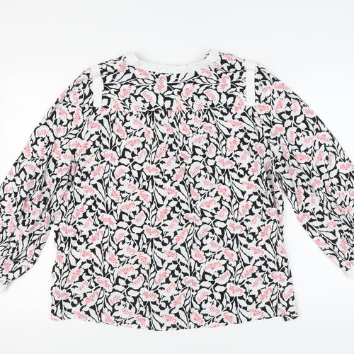 Per Una Women's Multicoloured Floral Blouse Size 14