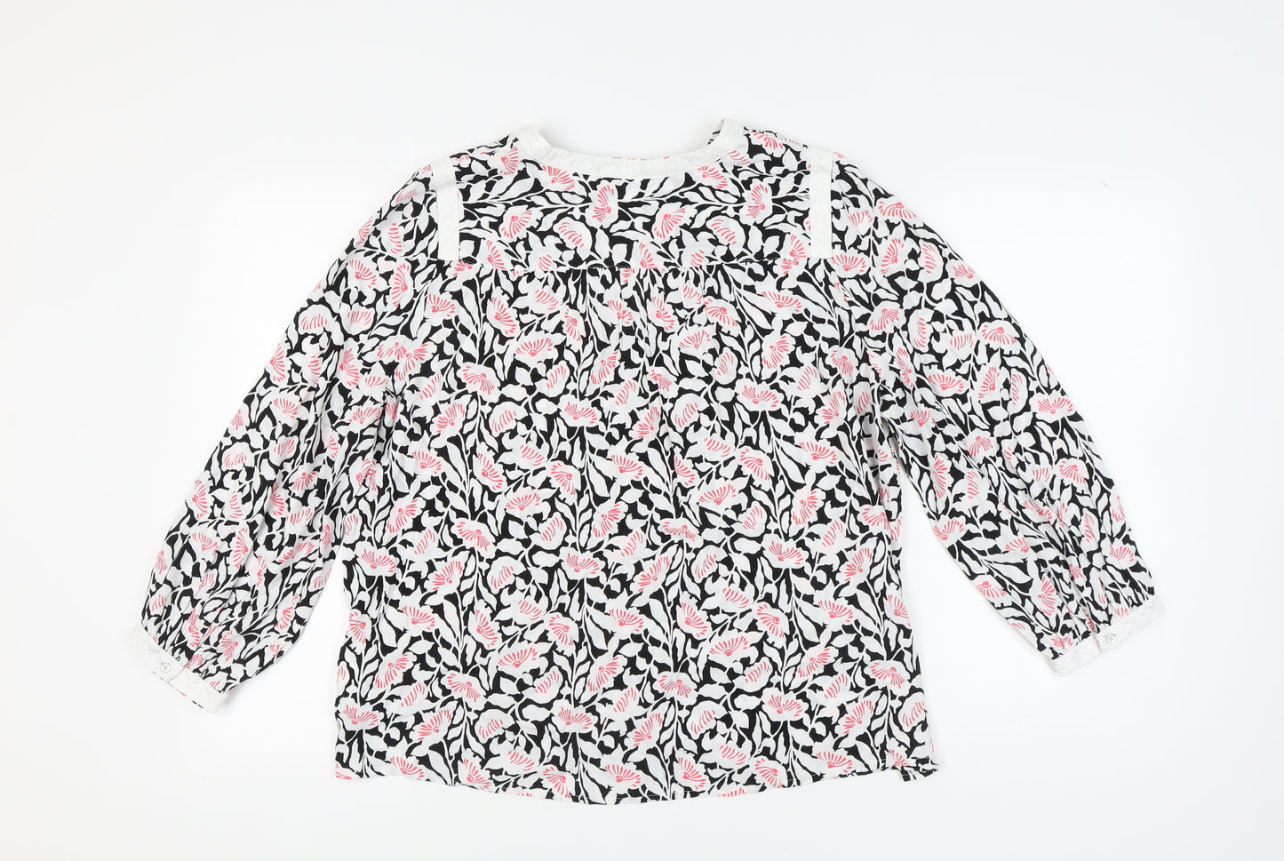 Per Una Women's Multicoloured Floral Blouse Size 14