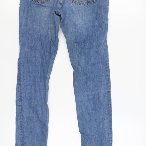 Zara Women's Blue Skinny Jeans Size 6