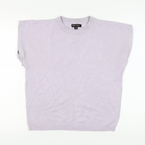 QED London Women's Purple Sleeveless Pullover Jumper