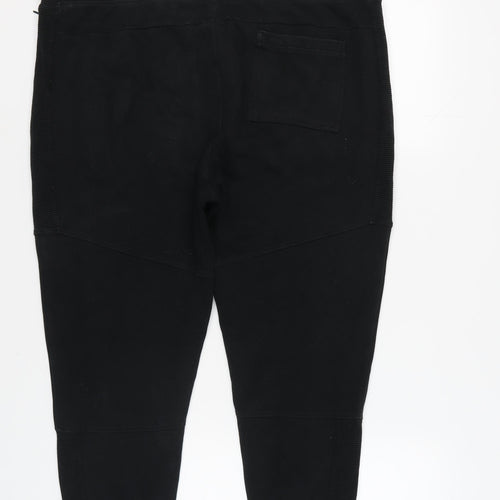 C&A Black Jogger Trousers XL Unisex Casual