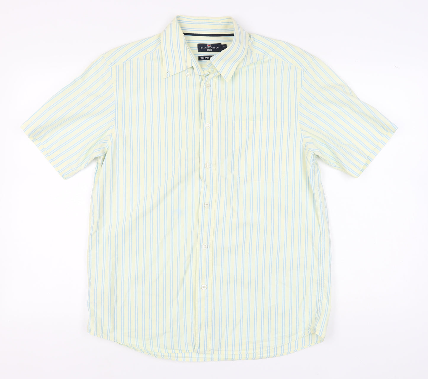 Marks and Spencer Men's Multicoloured Striped Shirt M