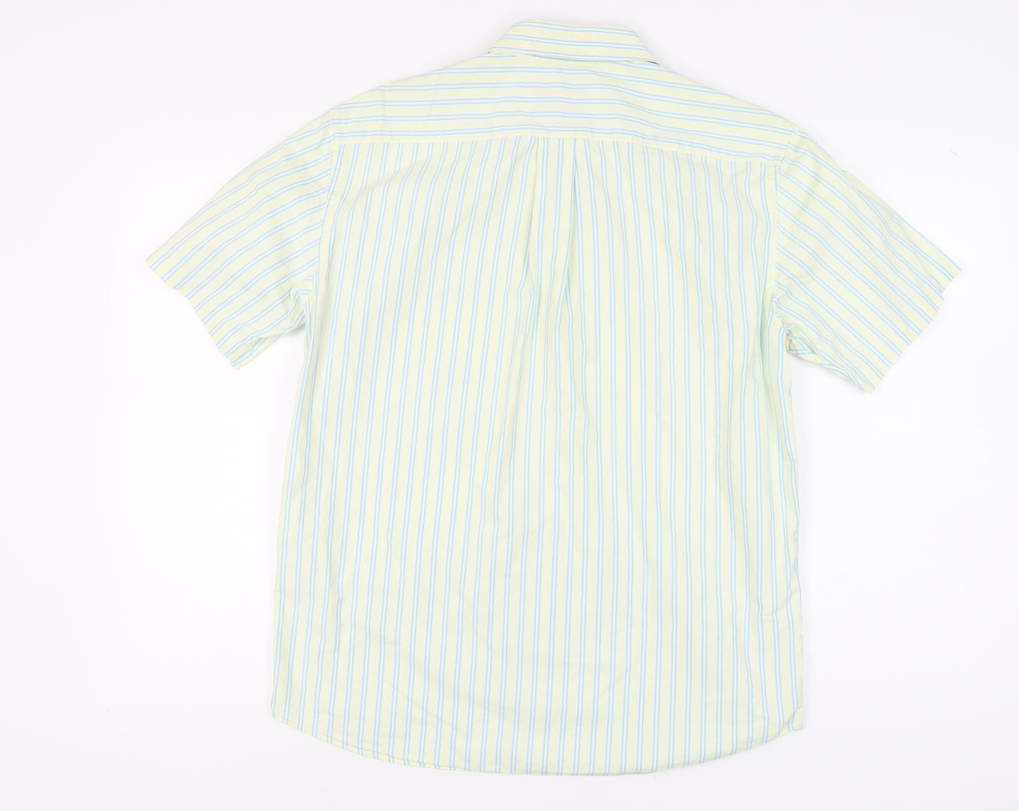 Marks and Spencer Men's Multicoloured Striped Shirt M