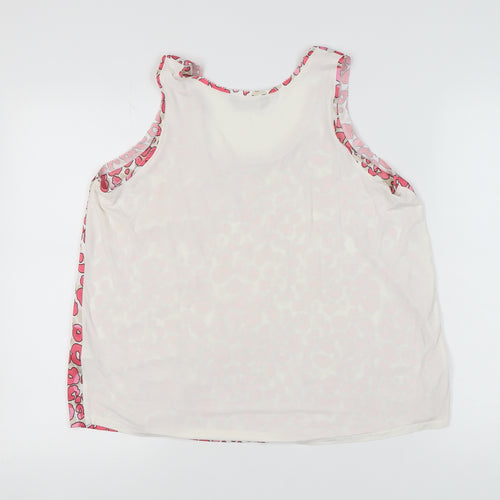 Marks and Spencer Women’s Pink Tank, Size 12, Animal Print