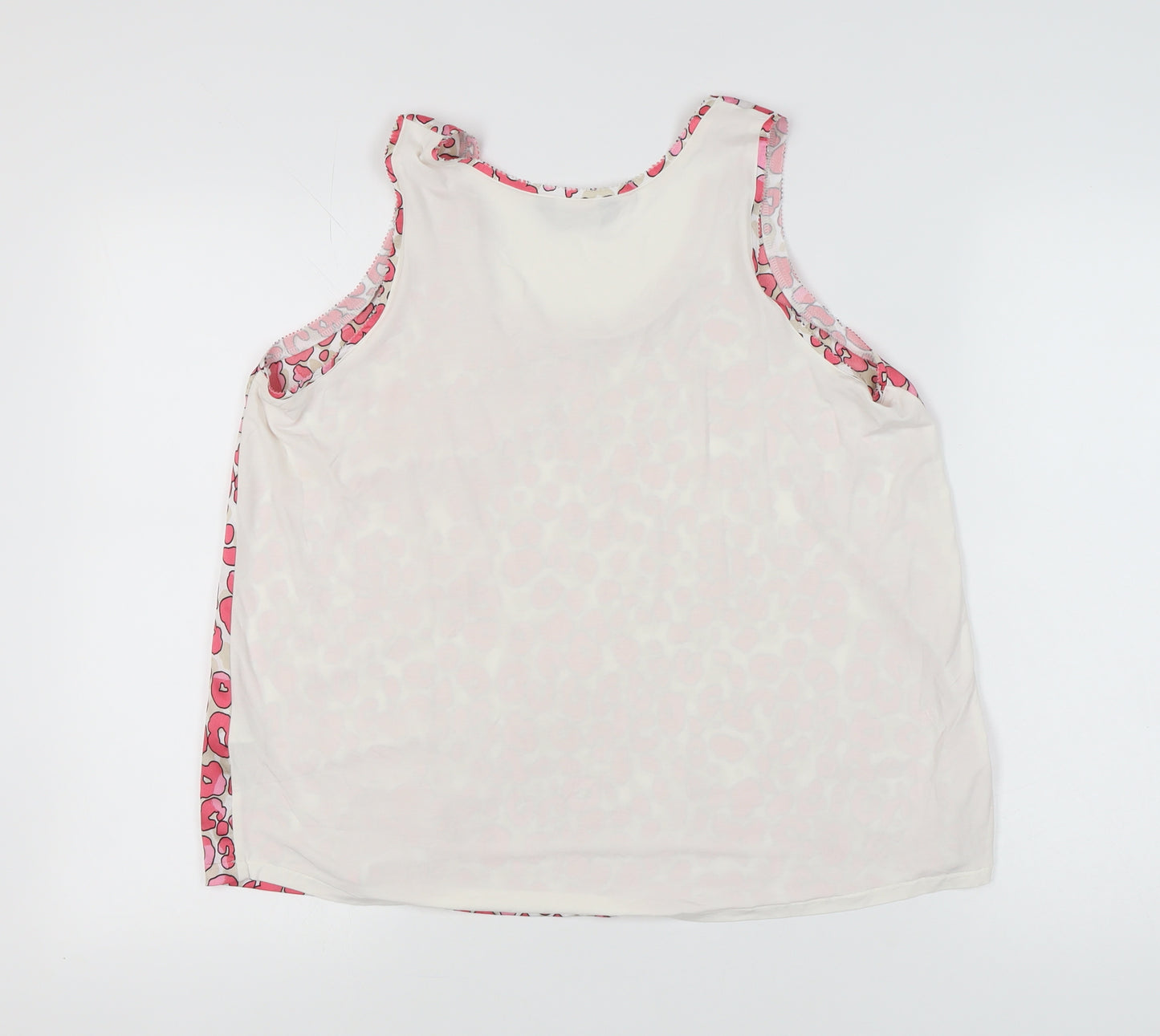 Marks and Spencer Women’s Pink Tank, Size 12, Animal Print