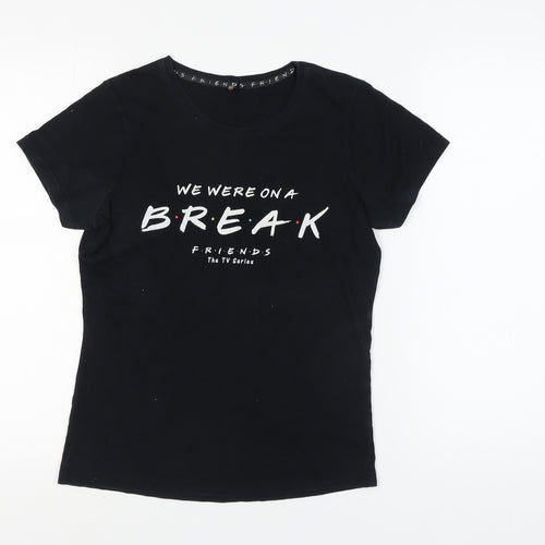 George Women's Black Friends T-Shirt Size 8