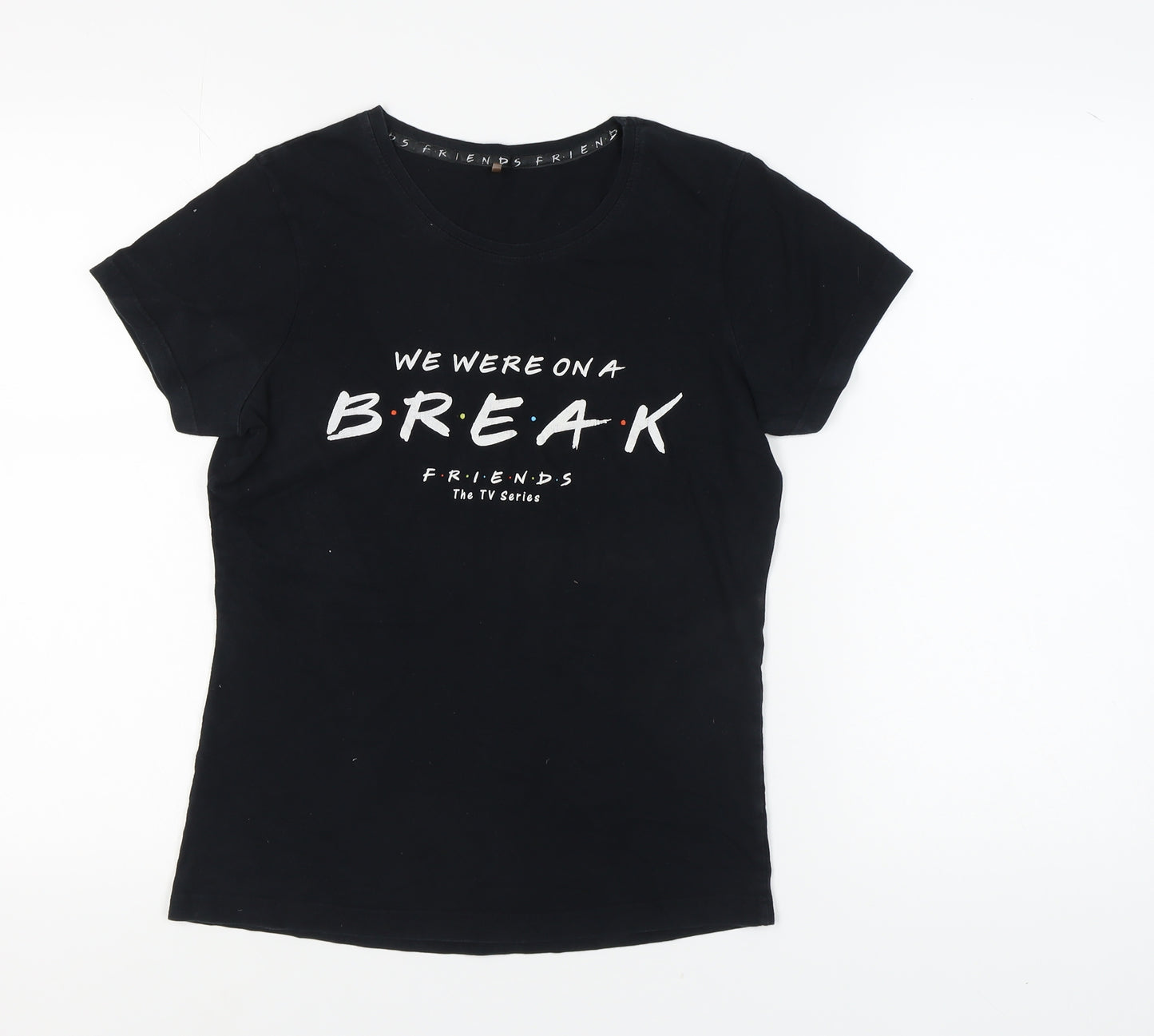 George Women's Black Friends T-Shirt Size 8