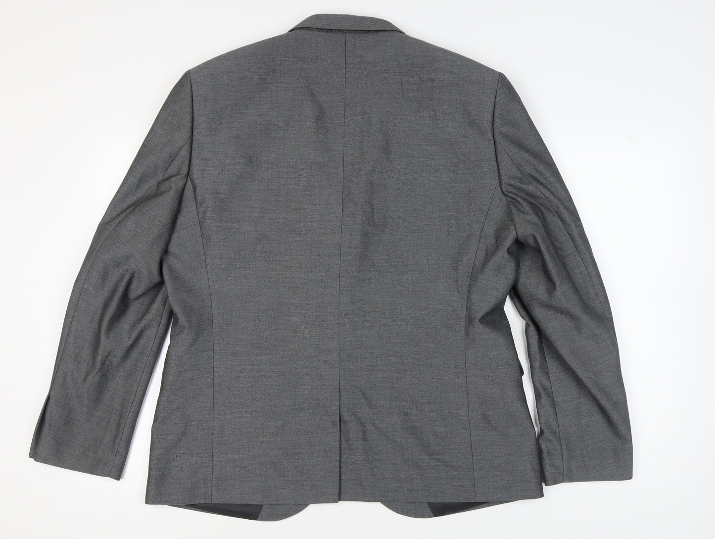 Next Men's Grey Blazer Jacket, Size 46, Regular Fit