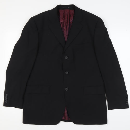 Tom English Men's Black Blazer 42R Classic