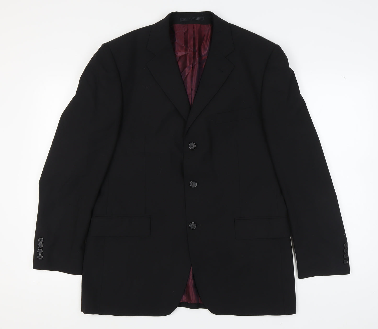 Tom English Men's Black Blazer 42R Classic