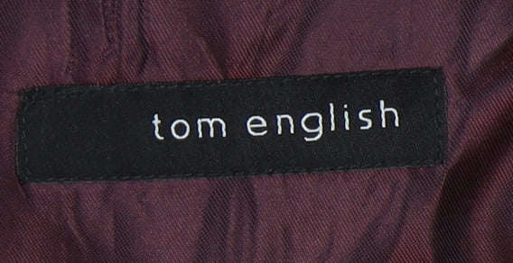 Tom English Men's Black Blazer 42R Classic