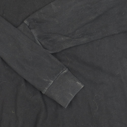 Stussy Men's Black Small Logo Long Sleeve T-Shirt